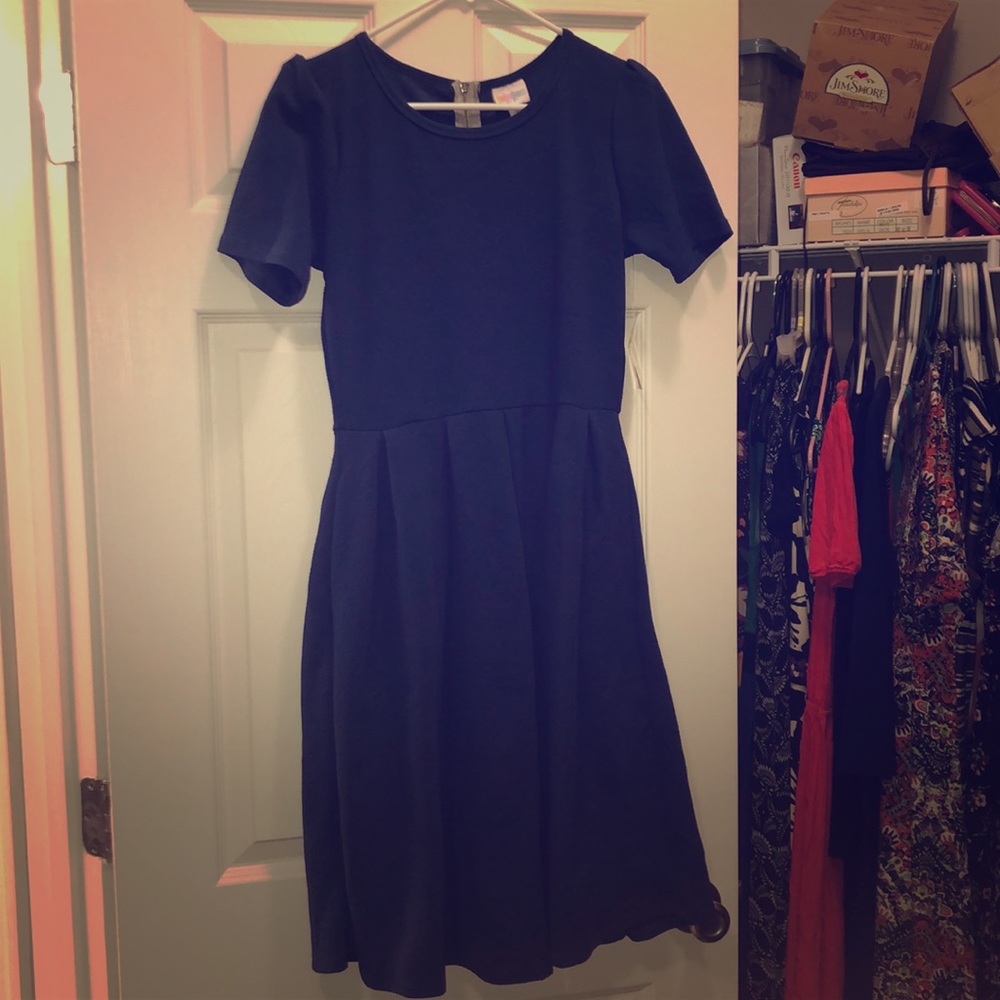 NWT Blue lularoe Amelia dress